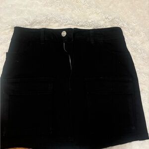 Love Tree Black Mini Skirt